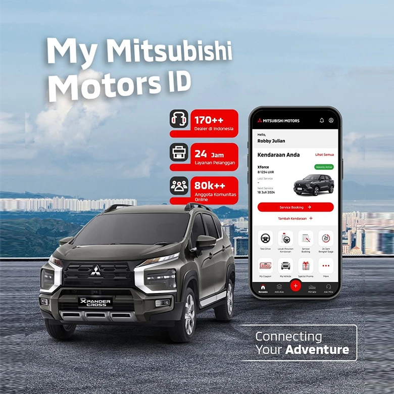 Connecting your adventure with My Mitsubishi Motors ID. Mitsubishi Family, sekarang tidak perlu khawatir lagi tentang update terbaru dari #TemanSejalan kesayangan Anda